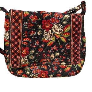 Vera Bradley Anastasia Floral Quilted Shoulder Bag